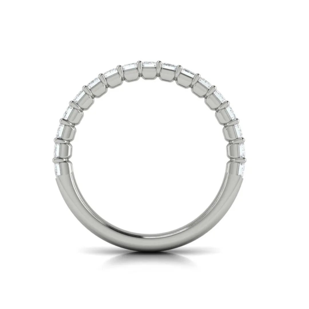 Sincerely, Springer's by Vlora Platinum Emerald Diamond Band