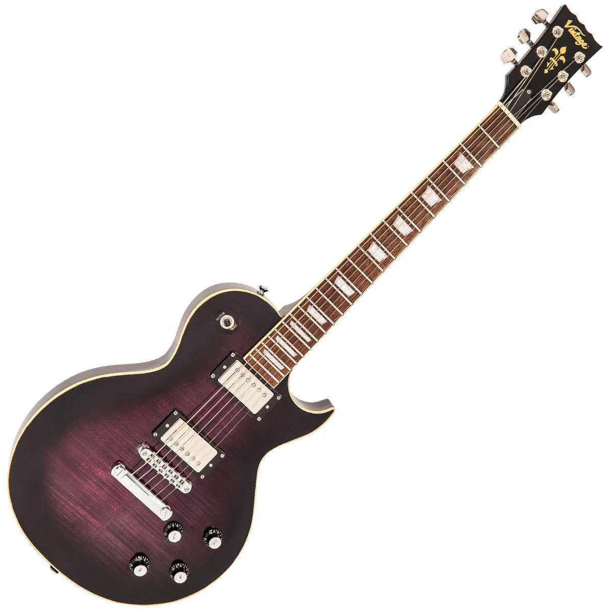 SOLD - Vintage V100 ProShop Unique ~ Flamed Purple Burst
