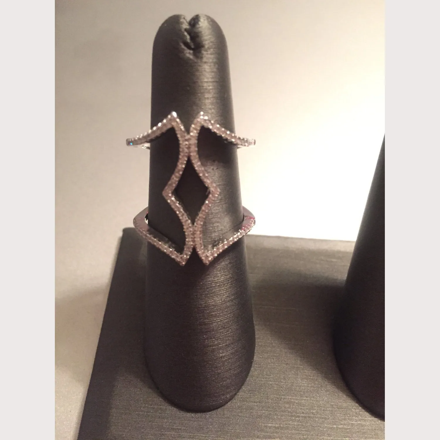 Spade Pave Ring