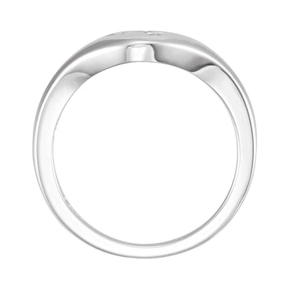 Sterling Silver Dove Ring, Size 7