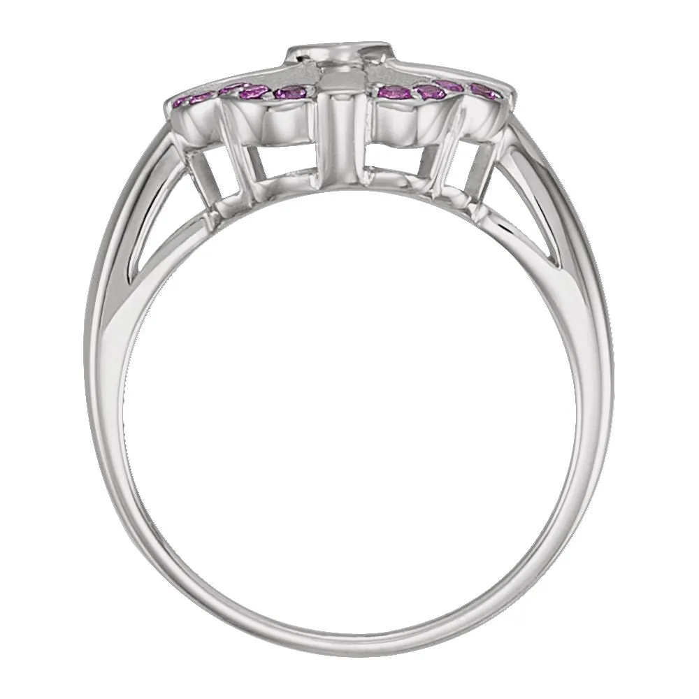 Sterling Silver Embraced by Love™ Ring, Size 6