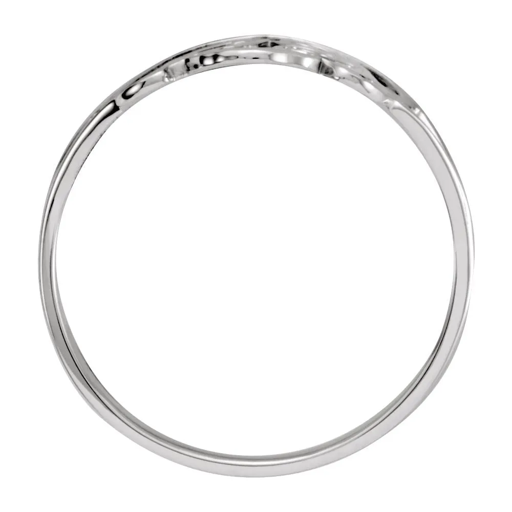Sterling Silver Face of Jesus Ring, Size 10