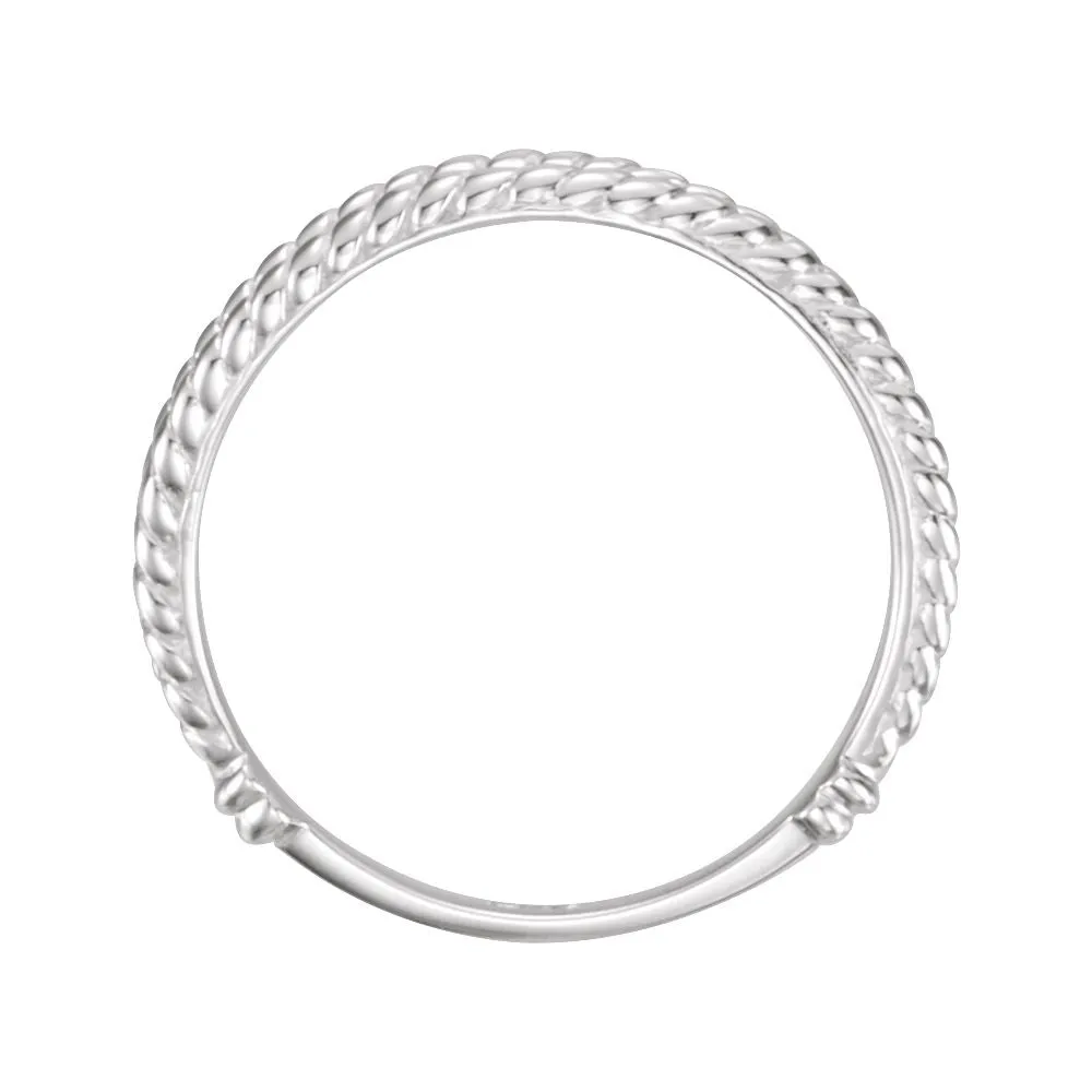 Sterling Silver Ichthus (Fish) Chastity Ring, Size 8