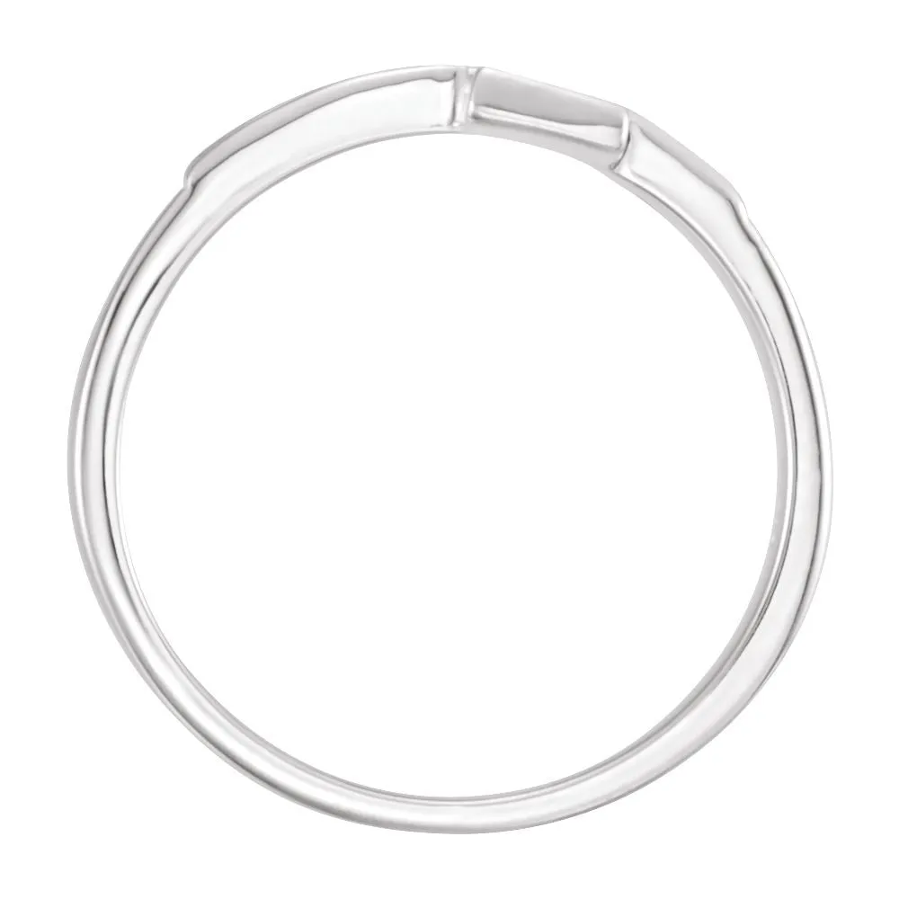 Sterling Silver The Rugged Cross® Chastity Ring with Packaging Size 9