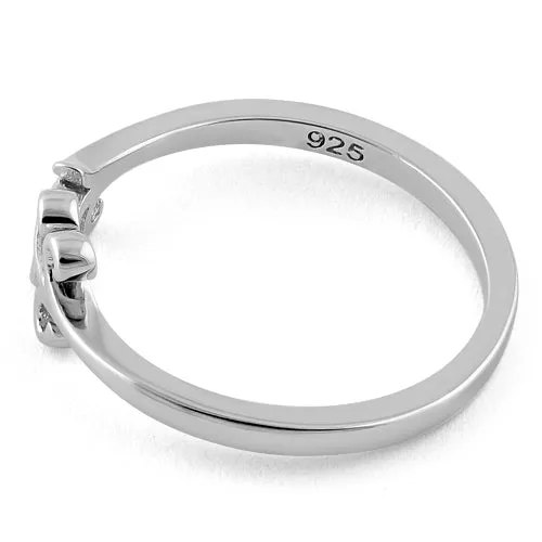 Sterling Silver Vines Ring