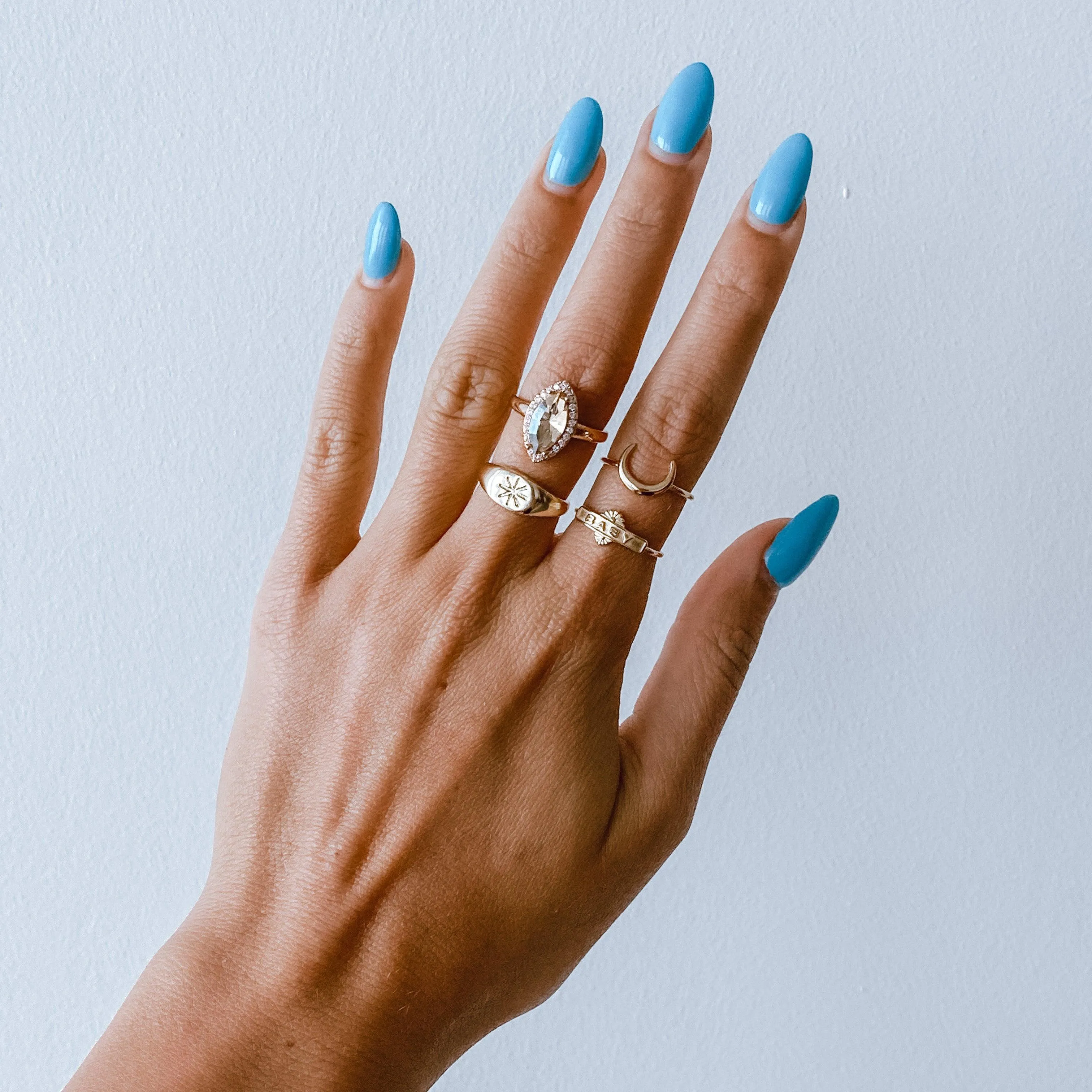 Sun Ring | 925 Sterling Silver | Stackable Ring