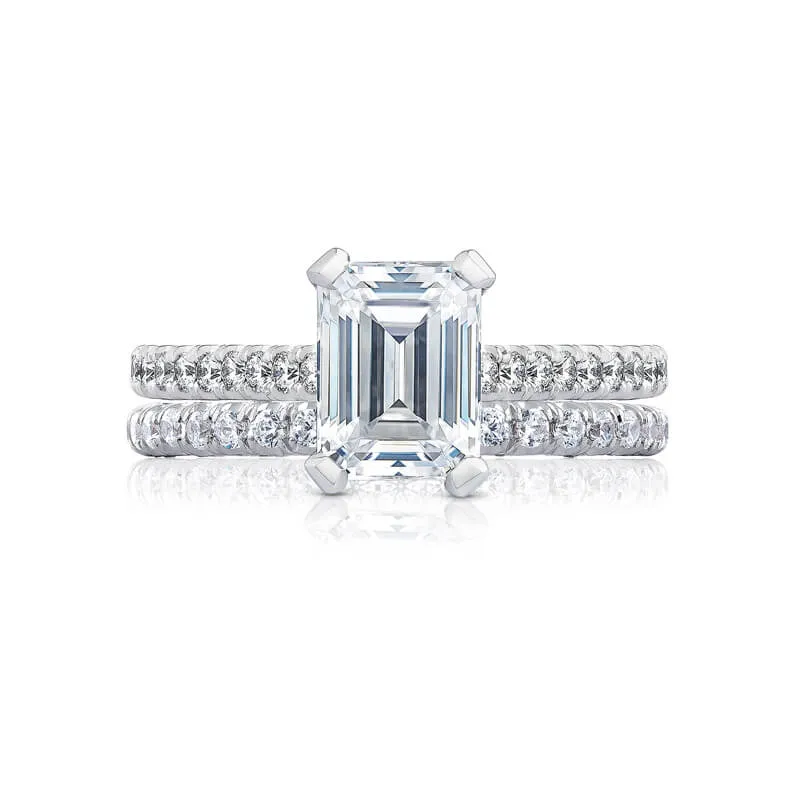 Tacori Emerald Cut Solitaire Engagement Ring HT2546EC75x55
