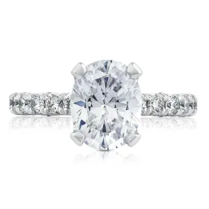 Tacori Pave Diamond Engagement Ring