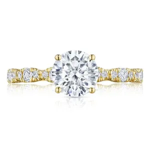 Tacori Pave Diamond Engagement Ring