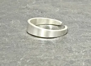 Tapered Sterling Silver Toe Ring handcrafted custom design