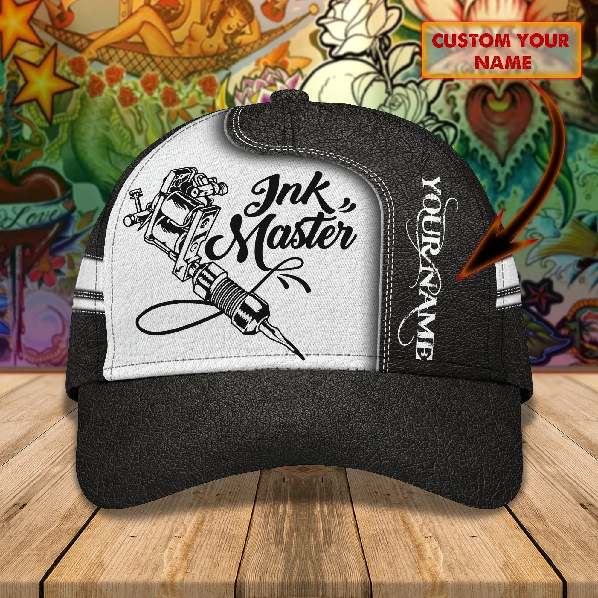 Tattoo - Personalized Name Cap