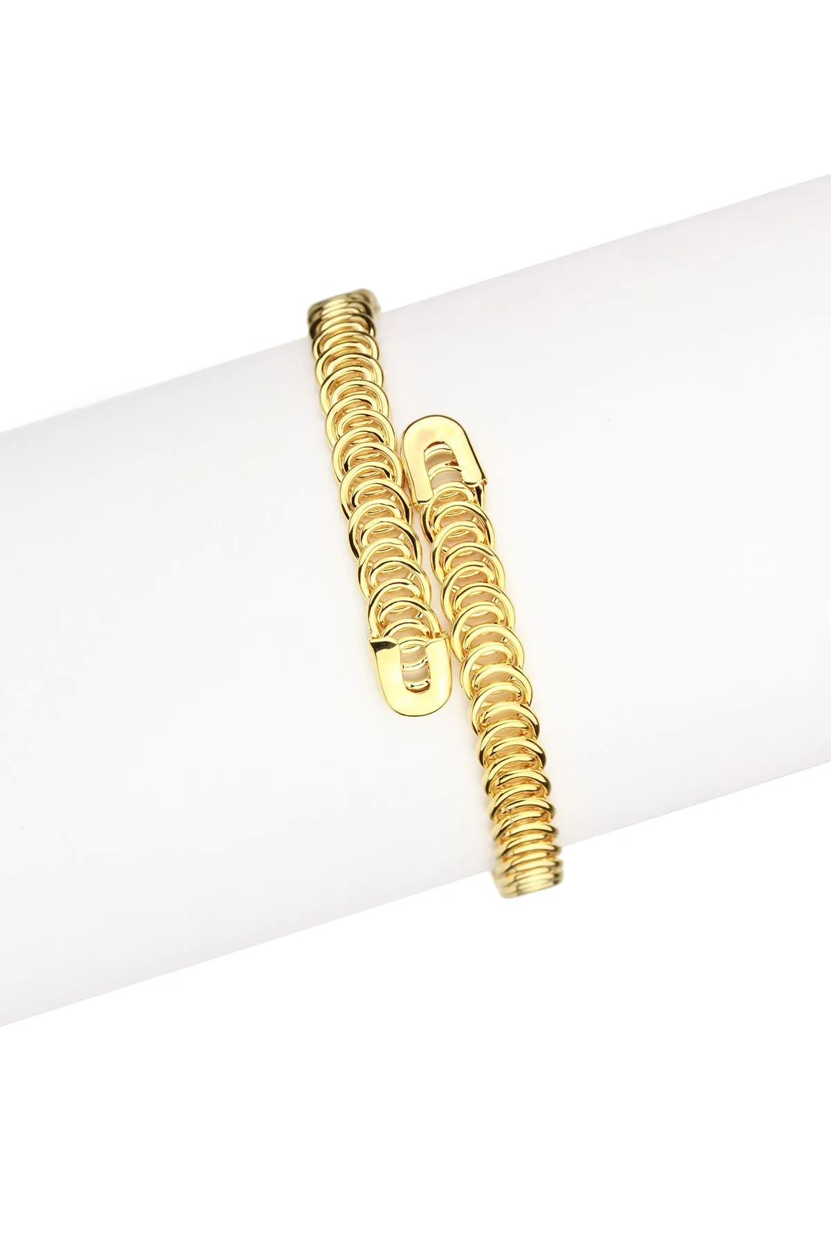 Teardrop Stone Bangle Bracelet