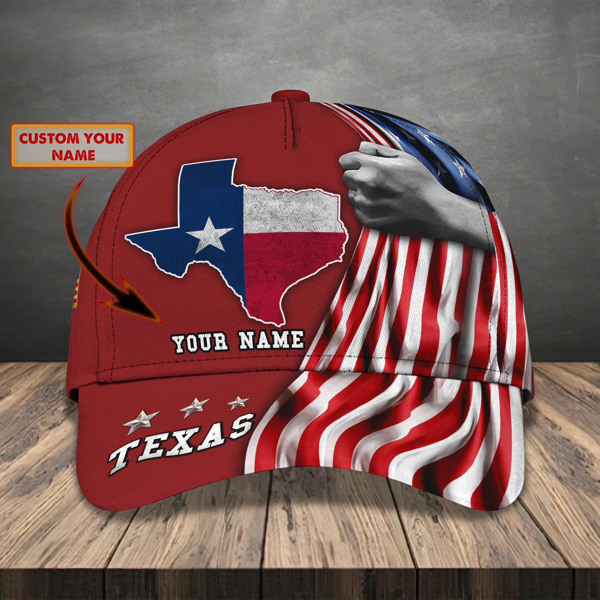 Texas - Personalized Name Cap 51