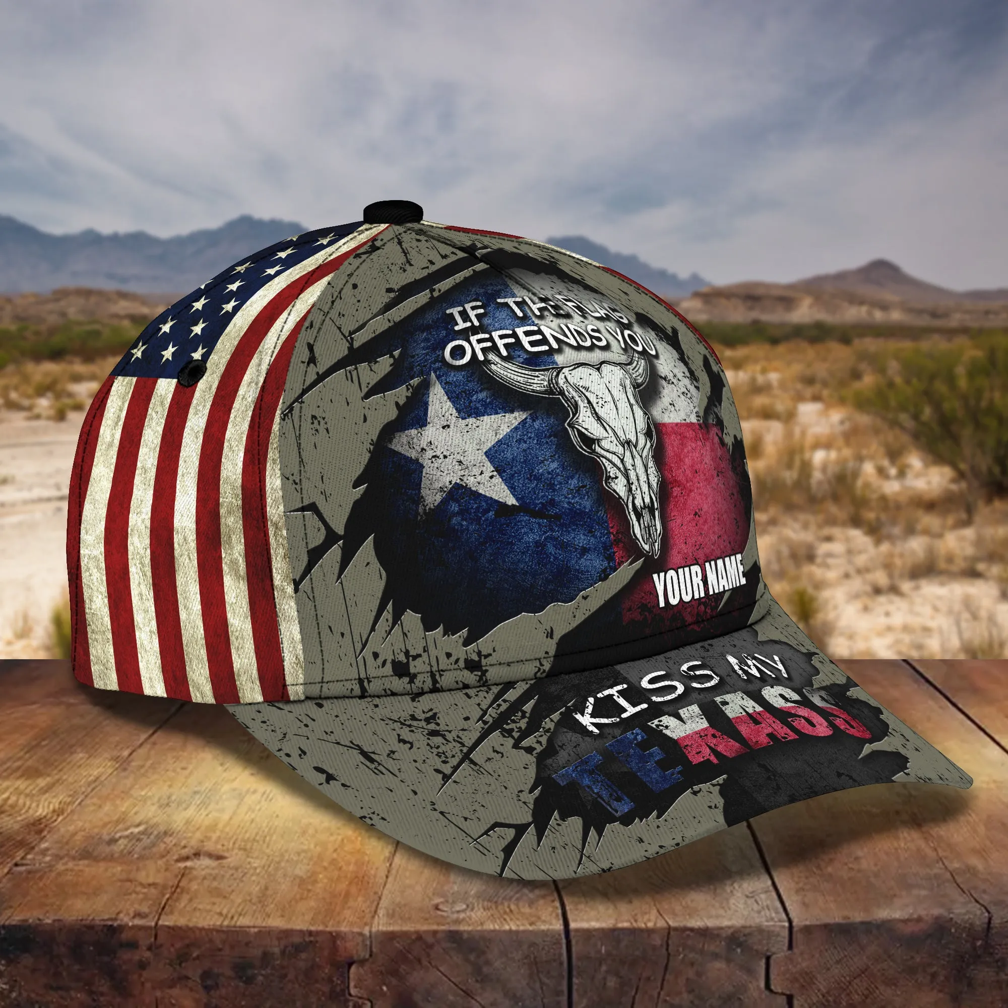 Texas - Personalized Name Cap