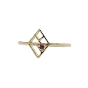 The Baraka Ring with Ruby