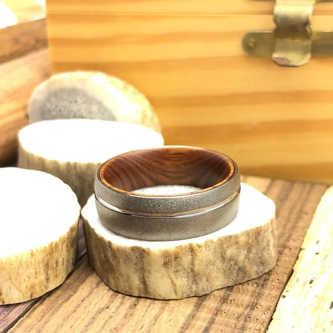 The Ironwood | Black Tungsten Wedding Ring