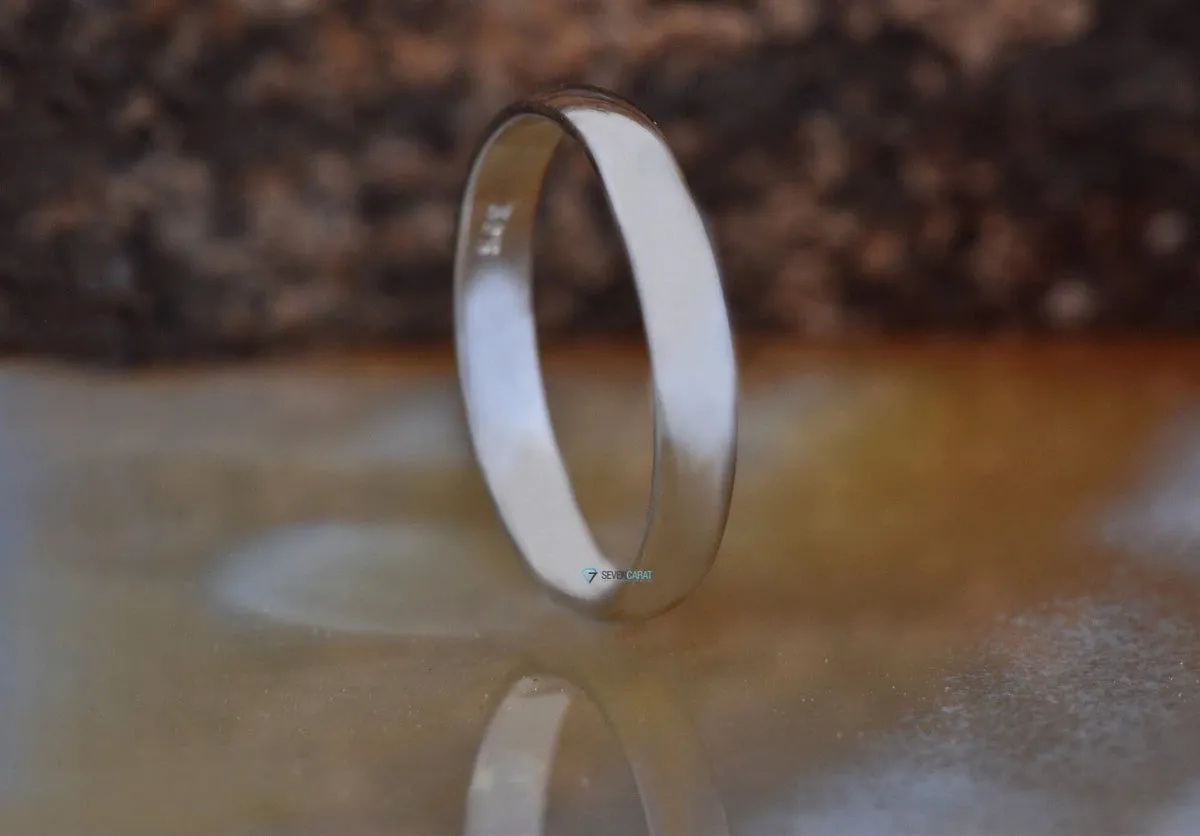 Thin wedding band for her for him- Classic band- Solid gold wedding band 14k-Stackable Ring