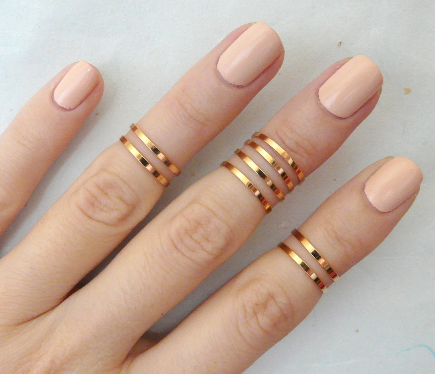 Trendy Knuckle Rings – Set of 8 for Ultimate Stacking