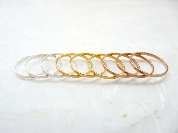 Trendy Knuckle Rings – Set of 8 for Ultimate Stacking