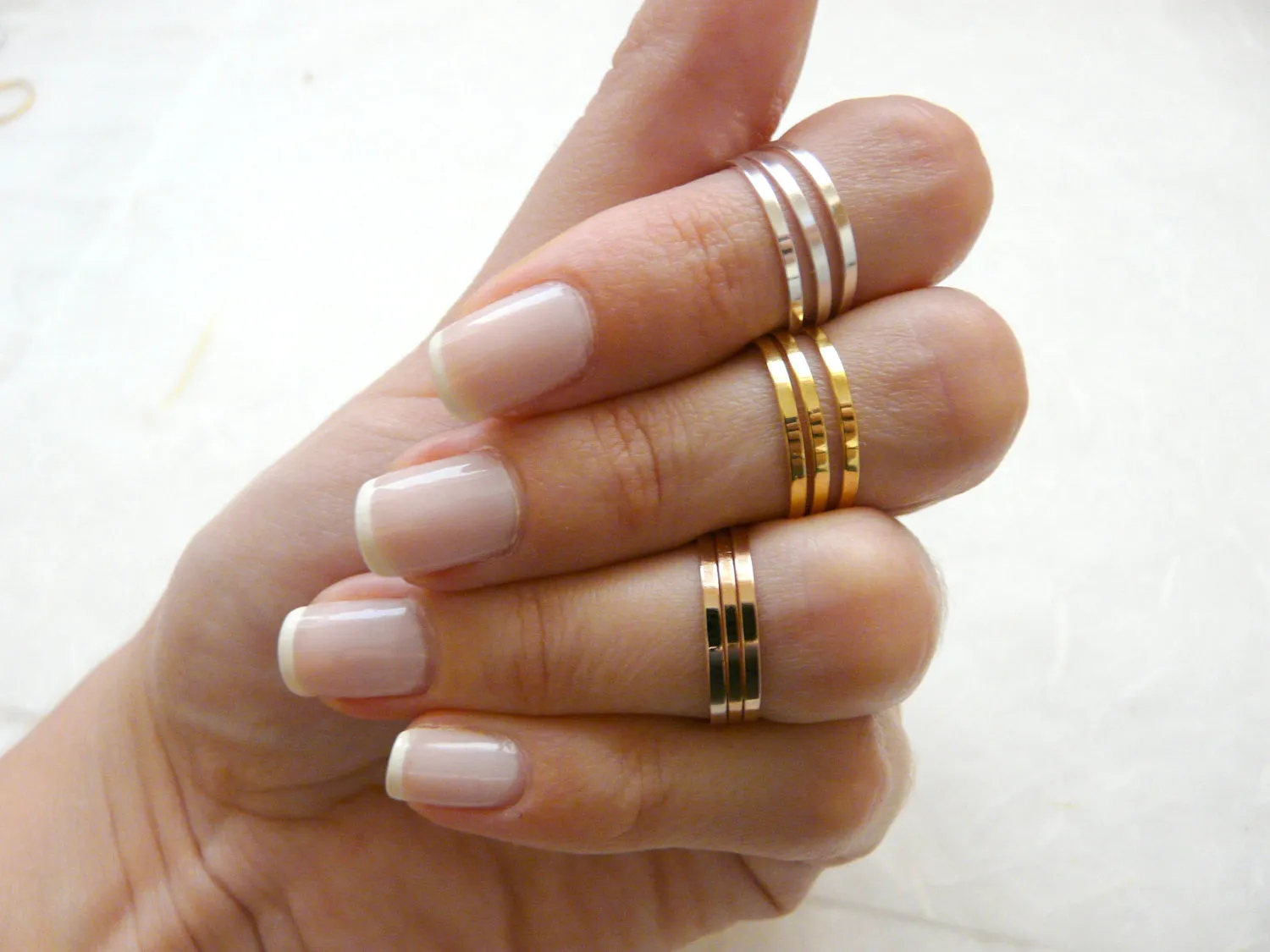 Trendy Knuckle Rings – Set of 8 for Ultimate Stacking