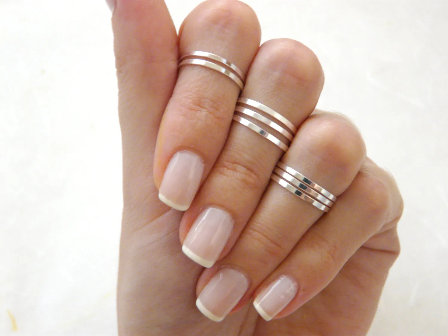 Trendy Knuckle Rings – Set of 8 for Ultimate Stacking