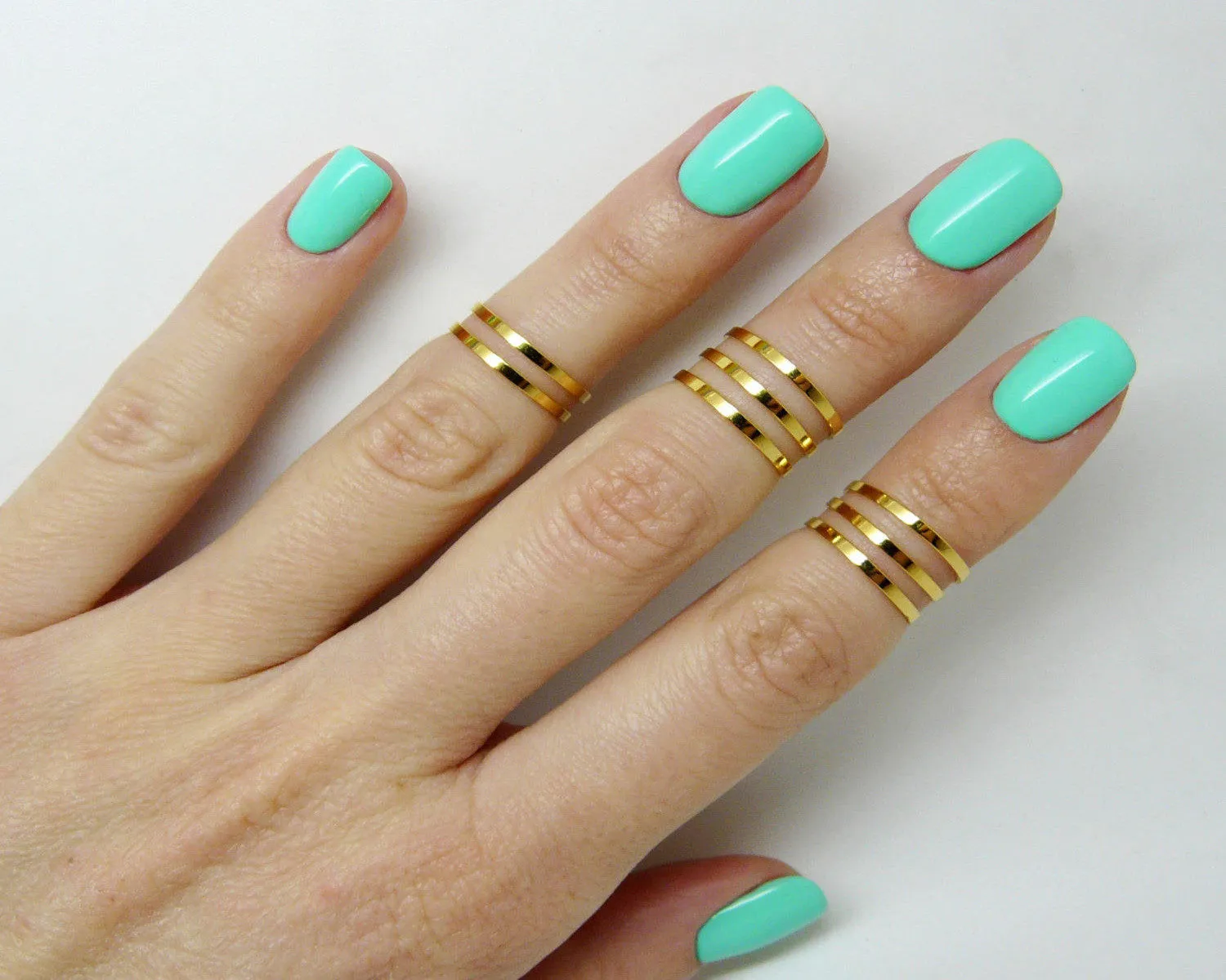 Trendy Knuckle Rings – Set of 8 for Ultimate Stacking