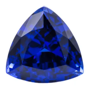 Trillion FAB Lab-Grown Blue Sapphire Gems