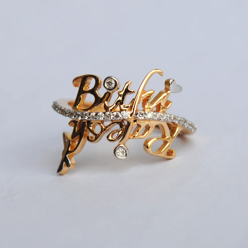 Two Name Personalized Rings Dragonfly Ring