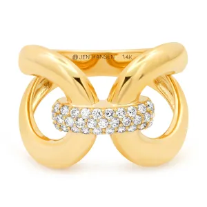 UNBREAKABLE BOND RING, 14kt GOLD