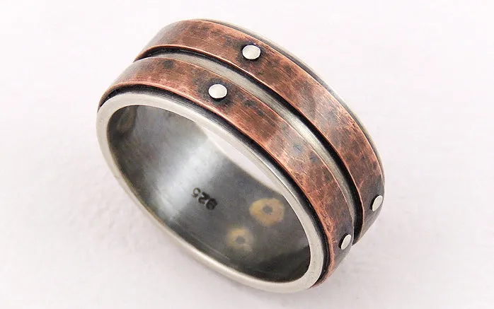 Unique Men's Wedding Band Ring