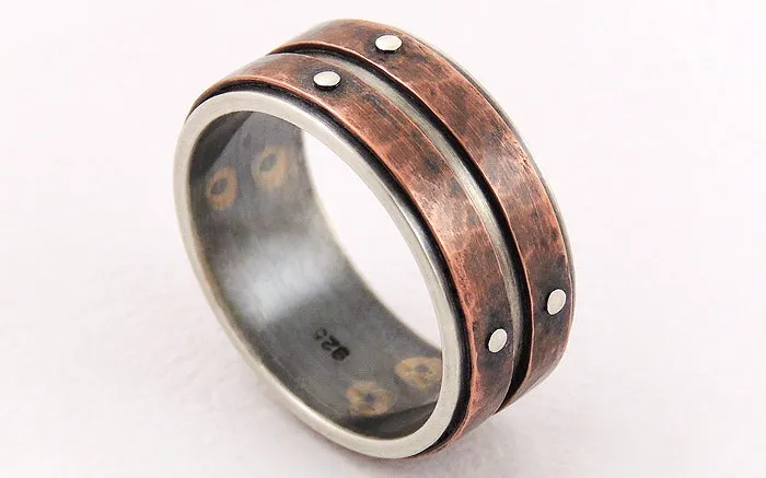 Unique Men's Wedding Band Ring