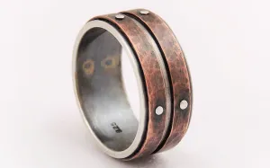 Unique Men's Wedding Band Ring