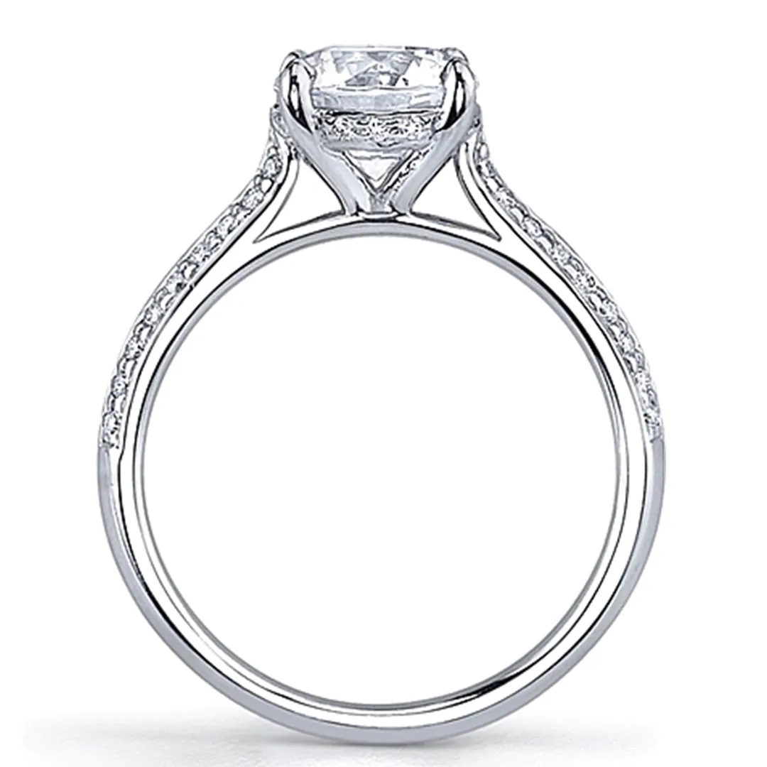 Vatche Caroline Pave Diamond Engagement Ring