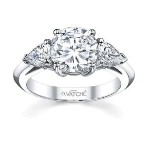 Vatche Pear Shape Diamond Engagement Ring .35ct tw