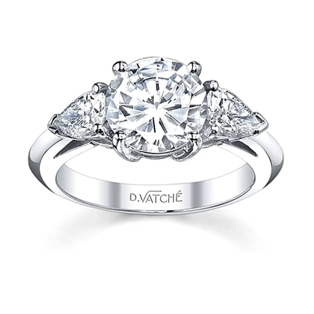 Vatche Pear Shape Diamond Engagement Ring .35ct tw