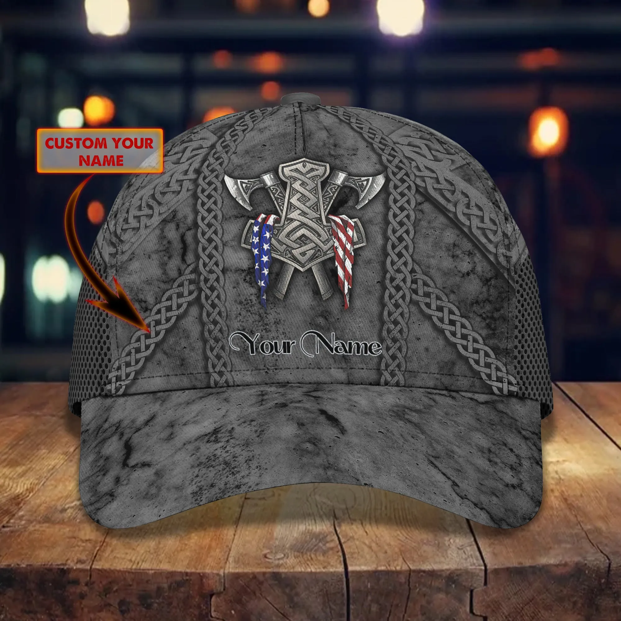 Viking 06 - Personalized Name Cap