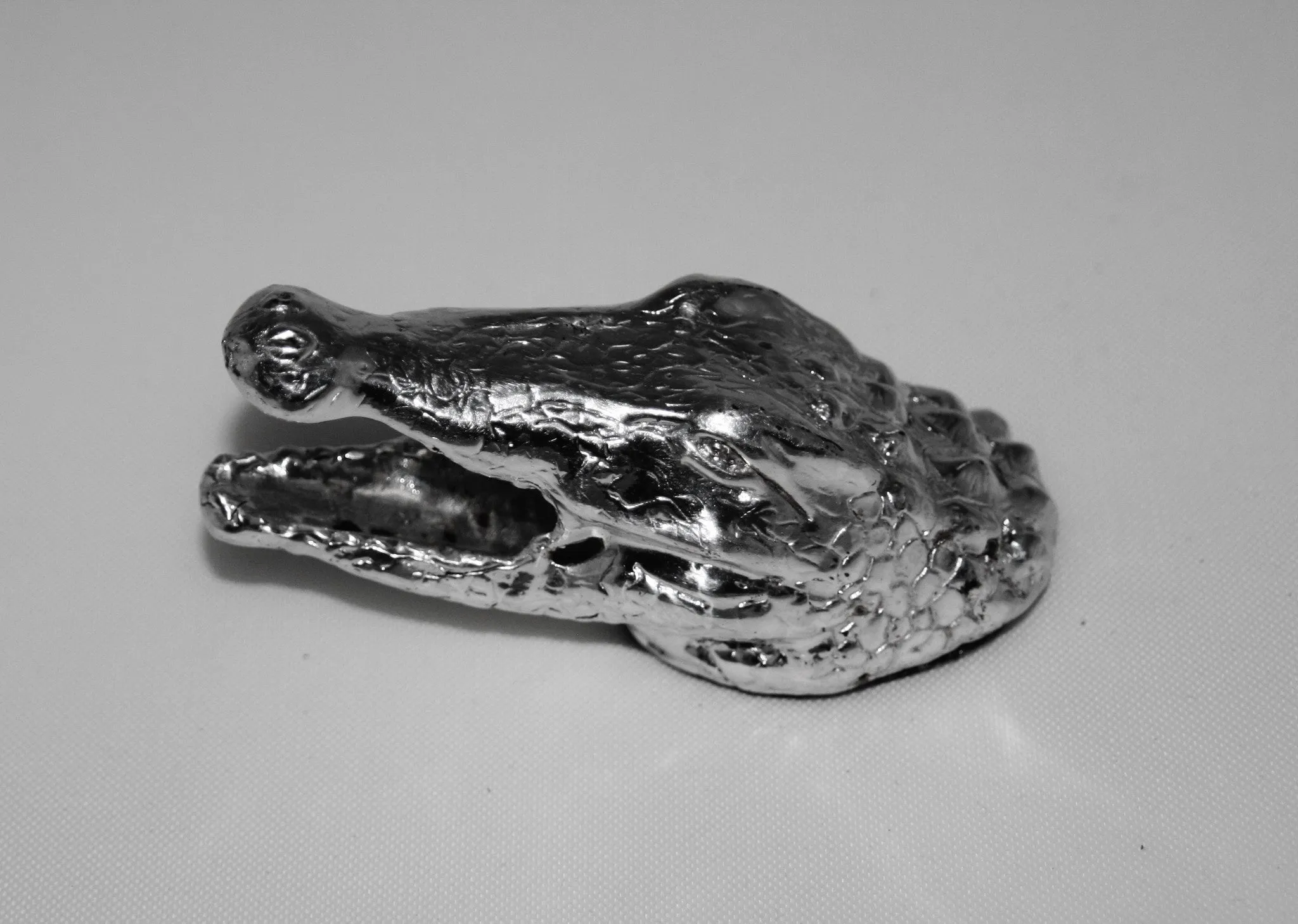 Vintage African Silver Collection Toothpick Holders Porcupine, Hippo, Crocodile