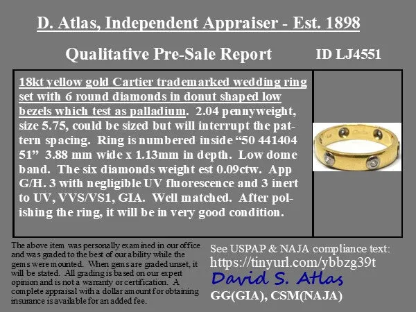 Vintage Diamond Band, by Cartier