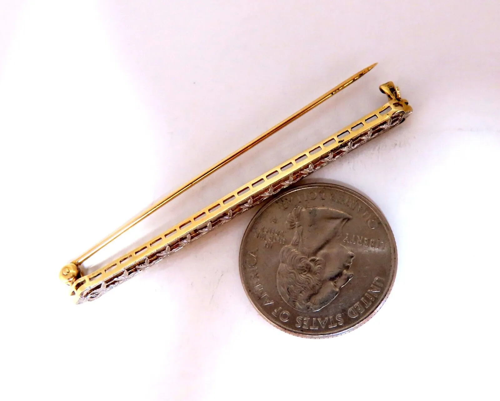 Vintage Edwardian Pin 14kt