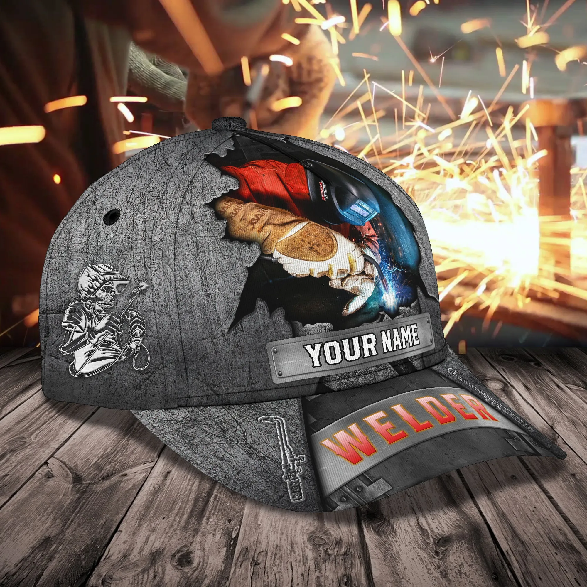 Welder - Personalized Name Cap - HN95