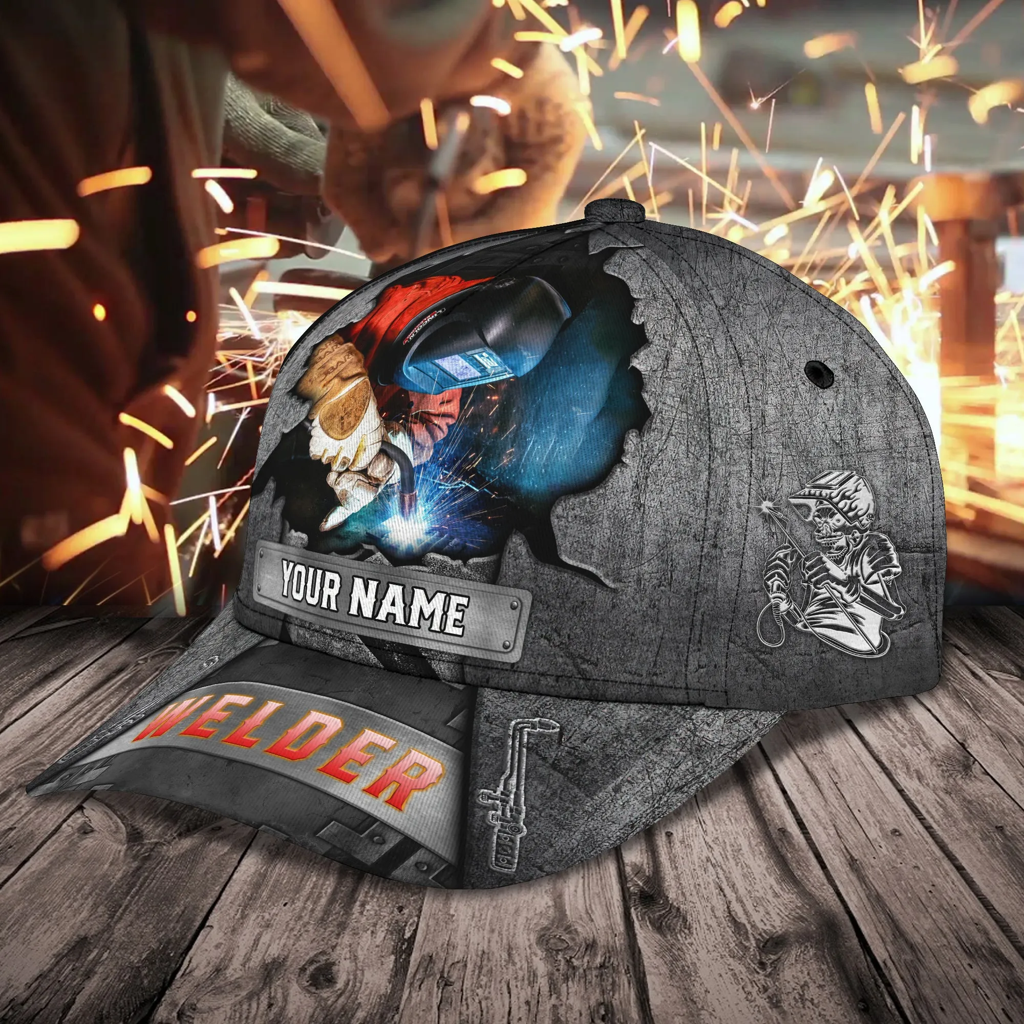 Welder - Personalized Name Cap - HN95