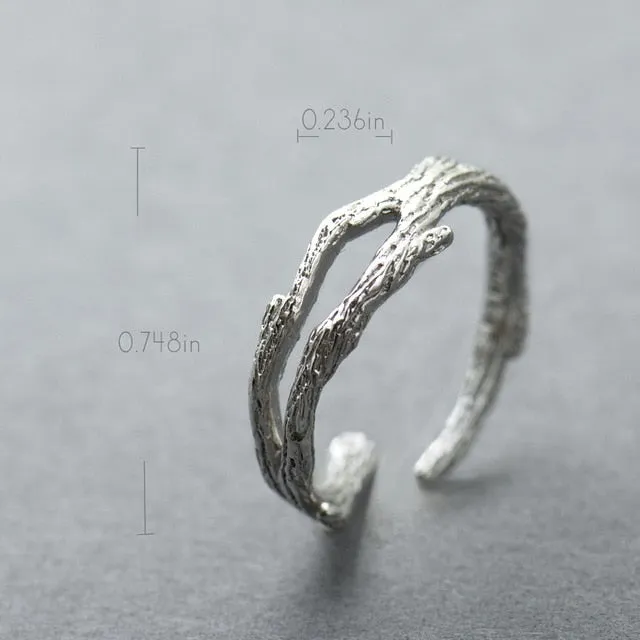 White Cherry Blossom Ring