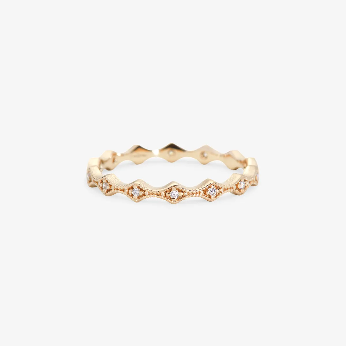 White Diamond Kite Eternity Band | R9301W