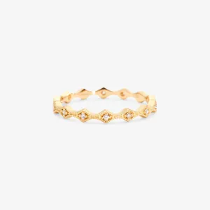 White Diamond Kite Eternity Band | R9301W