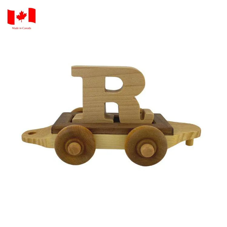 Wooden Personalized Name Train