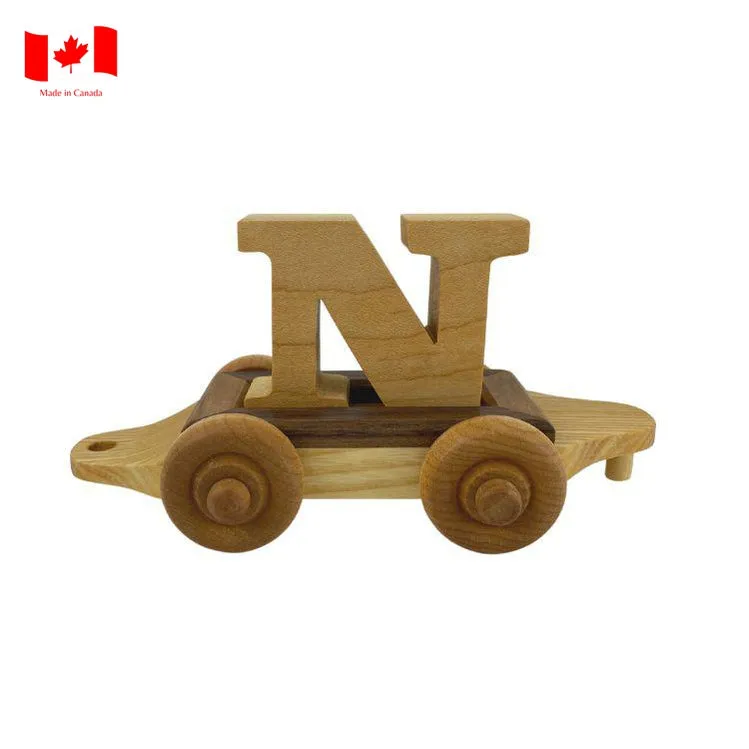 Wooden Personalized Name Train